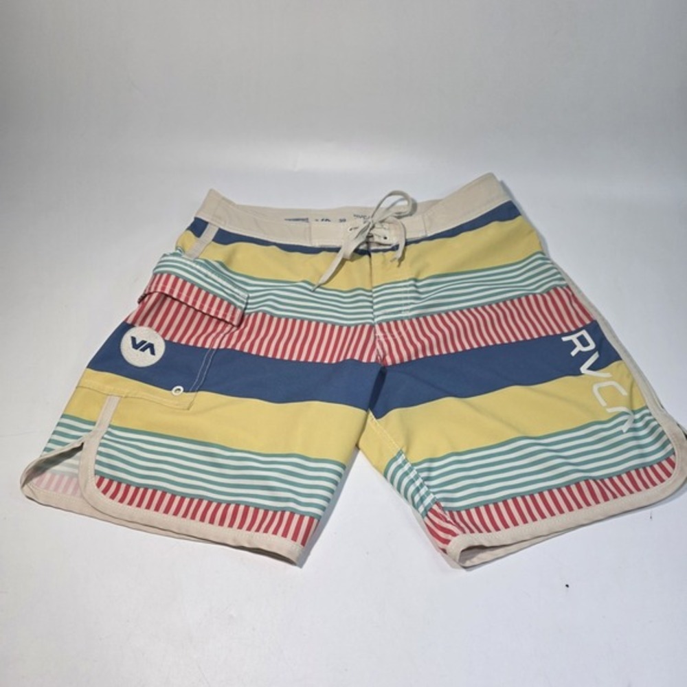 RVCA‎ Board Shorts Mens Colorful Artist Network Program ANP Swim Trunks Size 30